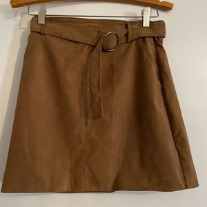 Hollister mini skirt with belt